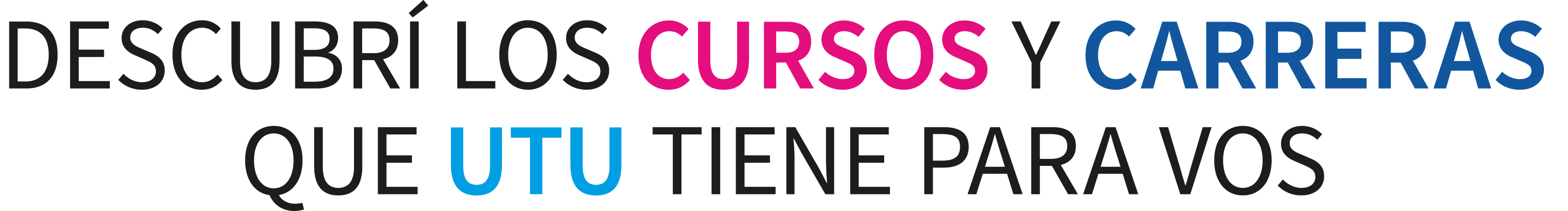 Descubrí los cursos y carreras